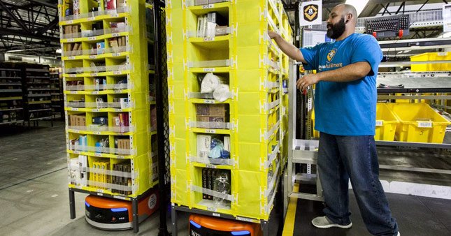 Amazon robot sayısını artırıyor