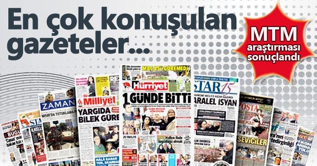 En çok konuşulan gazeteler belli oldu
