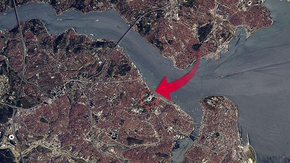 Fransız astronot uzaydan İstanbul'u görüntüledi