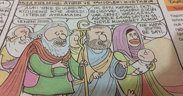 O karikatür için özür diledi!