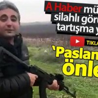 A Haber müdürünün silahlı görüntüsü tartışma yarattı