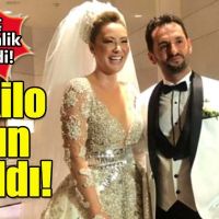 Aylin Coşkun'a düğününde 15 kilo altın takılması