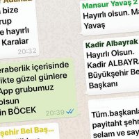 Belediye başkanları WhatsApp'ta ne yazıyor?