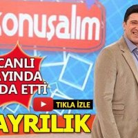 Canlı yayında beklenmedik veda