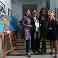 Dünya Sanat Günü'nde 39 Sanatçının eserleri Geleceğin Sanatçıları tarafından yorumlandı