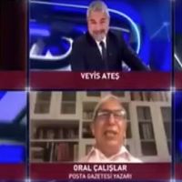 Habertürk canlı yayınına yansıyan köpek havlaması