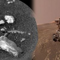 Mars'ta yüzeyinde parlak cisim!