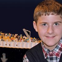 Otizmli çocuğun 8 metrelik Lego Titanik eseri sergilenecek