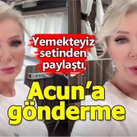 Seda Sayan'ın Yemekteyiz setinden video paylaşması