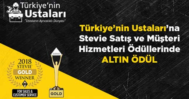  Türkiye'nin Ustaları'na Stevie Awards'tan altın ödül