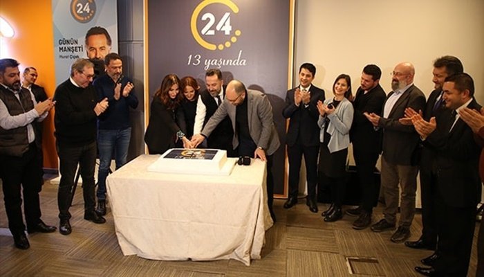 24 TV 13.yayın yılını kutladı...