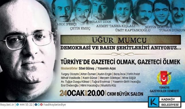 4.Türkiye'de Gazeteci Olmak-Gazeteci Ölmek etkinliği 24 Ocak'ta yapılacak