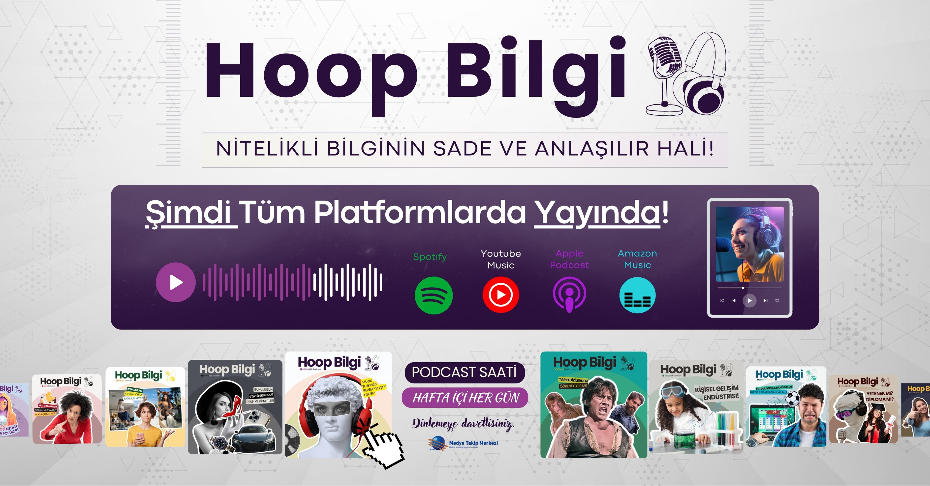 5 Dakikada Zihin Açan Podcast: Hoop Bilgi yayında!