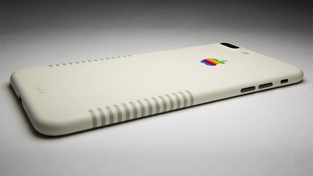 80’li yıllardaki Macintosh bilgisayarlardan ilham alan iPhone 7 Plus Retro Edition