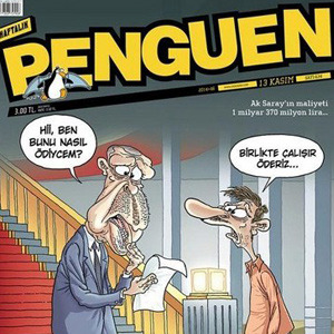 Ak Saray faturası Penguen'de