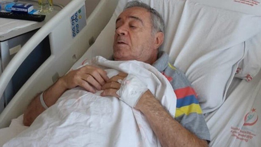 'Ateşböceği Ercan' hastaneye kaldırıldı