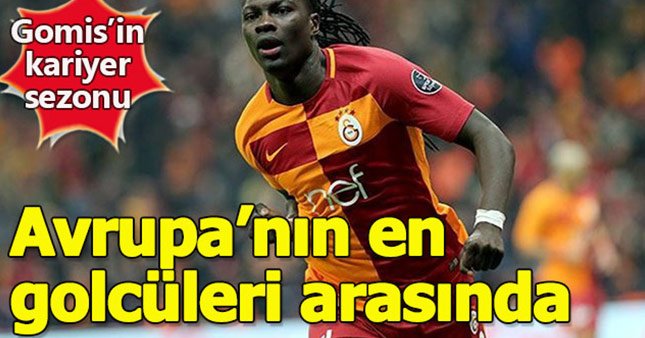 Bafe Gomis Avrupa'nın en golcü on ismi arasında