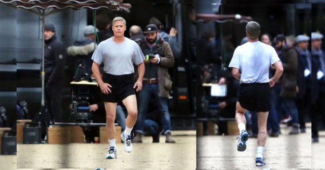 Brad Pitt bu görüntüsüyle şoke etti
