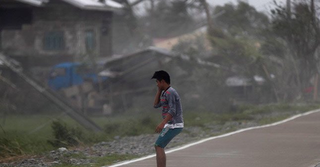 Çin'de Mangkhut tayfunu faicası