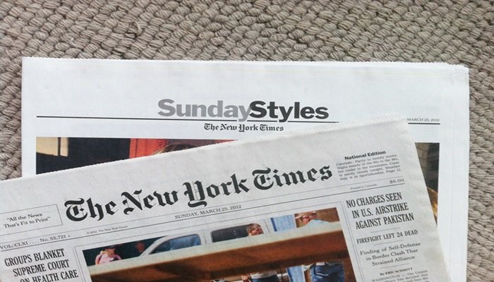 En fazla ödül New York Times'ın