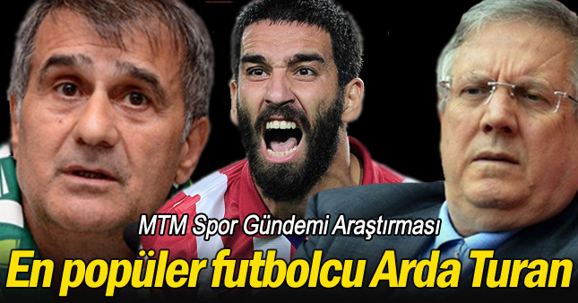 En popüler futbolcu Arda Turan
