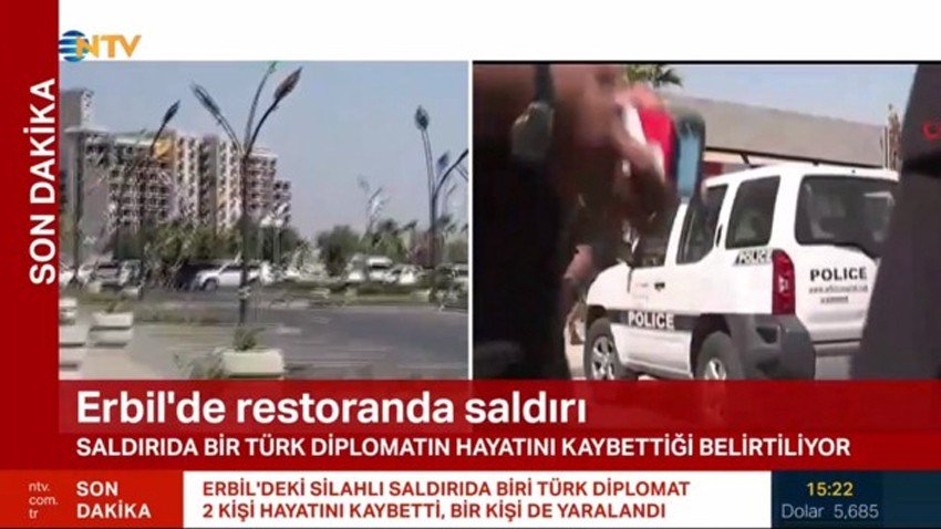 Erbil'de Türk diplomatlara saldırı: Şehitler var