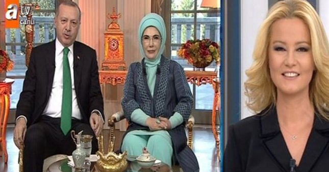 Erdoğan ve eşinden Müge Anlı sürprizi!
