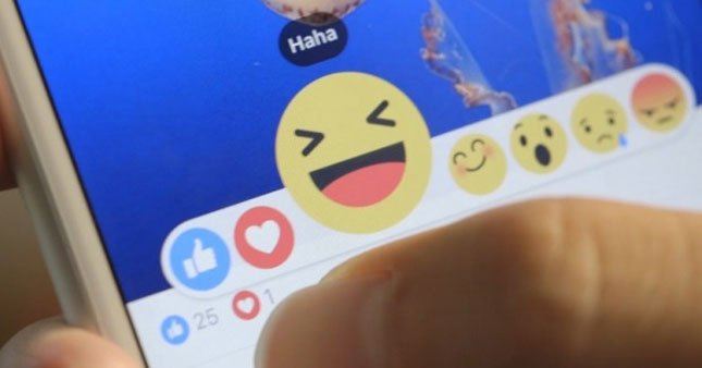 Facebook'ta beğen tuşuna yeni emojiler