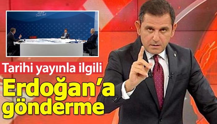 Fatih Portakal'dan Erdoğan'lı mesaj