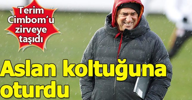 Fatih Terim 5 haftada zirveye oturdu