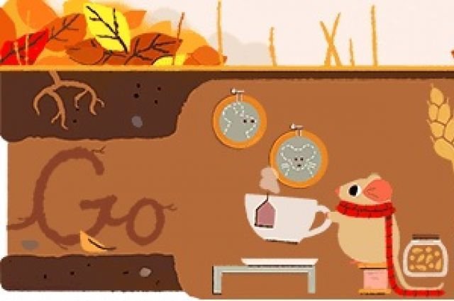 Google'dan 'Sonbahar Ekinoksu' doodle'ı