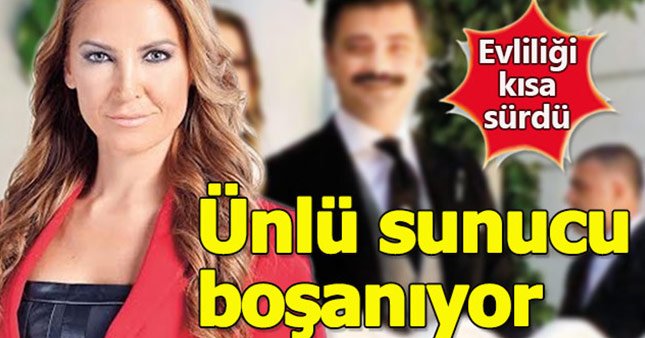 Habertürk spikerinin evliliği kısa sürdü