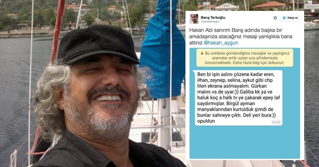 Hakan Aygün'ü zora sokan mesaj: 'Gürkan malını vs.'de uyar'