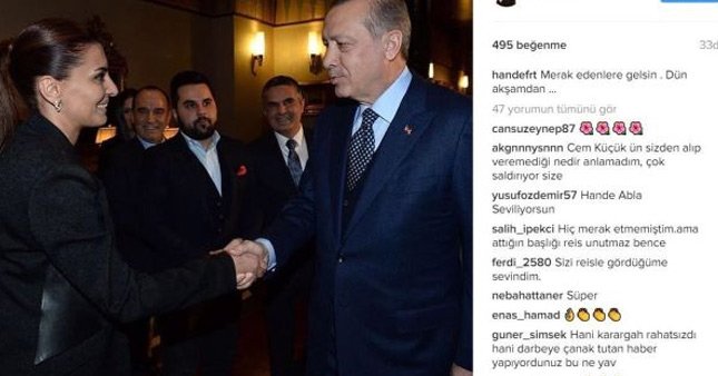 Hande Fırat'tan 'Erdoğan'lı cevap!