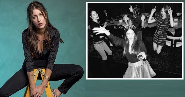 Hazal Kaya'dan bekarlığa veda partisi!