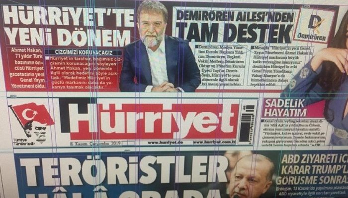 Hürriyet Ahmet Hakan'ın GYY olduğunu böyle duyurdu!