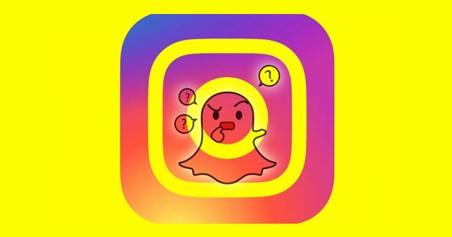 Instagram, Snapchat'i taklit ediyor