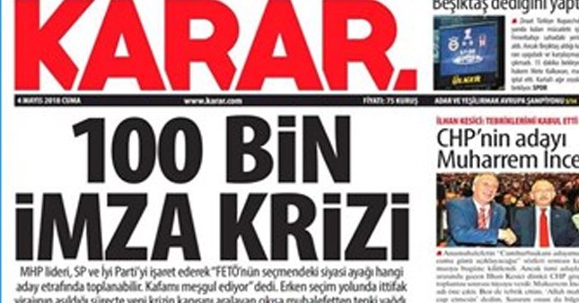 Karar Gazetesi kapanıyor mu?