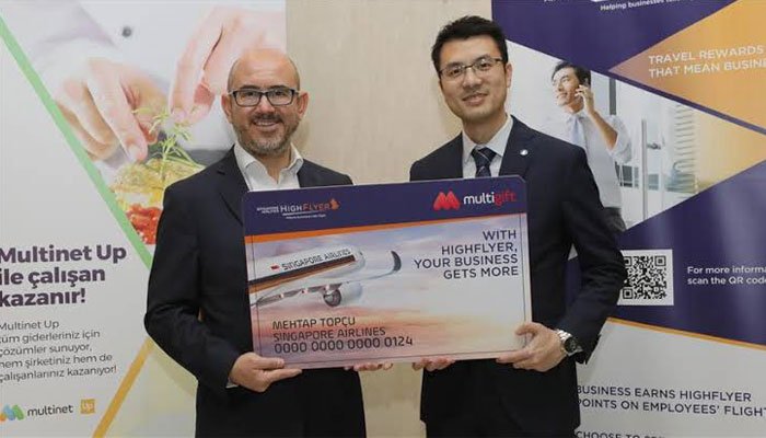 Multinet Up ile Singapur Havayolları arasında iş birliği