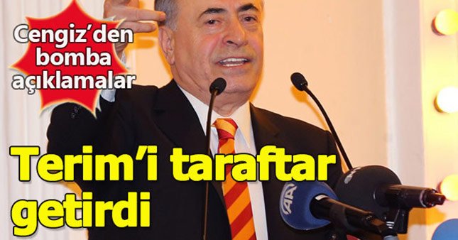 Mustafa Cengiz: Fatih Terim'i taraftar getirdi
