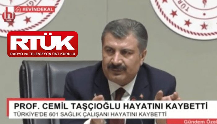 RTÜK'ten Halk TV'ye koronavirüs cezası