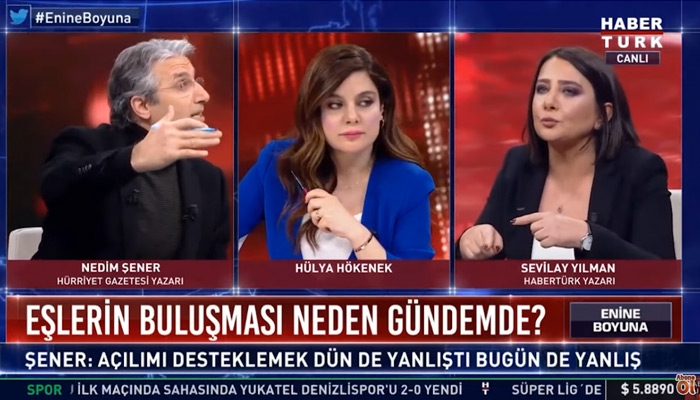Sevilay Yılman ve Nedim Şener'in Habertürk TV'deki şehit kavgası