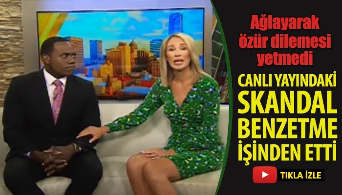 Siyahi arkadaşını gorile benzeten sunucunun kovulması