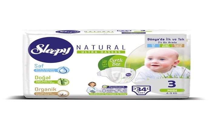 Sleepy Natural bebek bezinin yeni marka yüzü belli oldu!