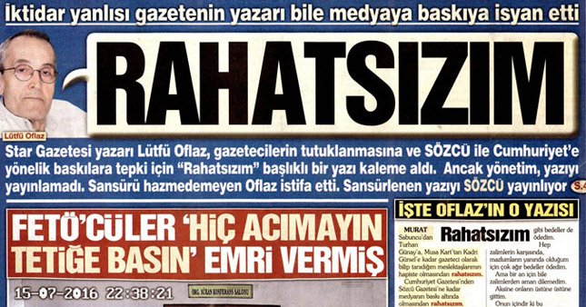Sözcü alıp manşet yaptı!