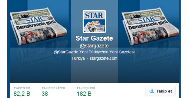 Star gazetesinden Erdoğan Caps'i