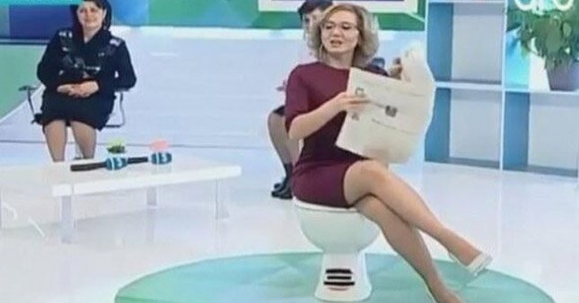 Sunucu programı klozette açtı