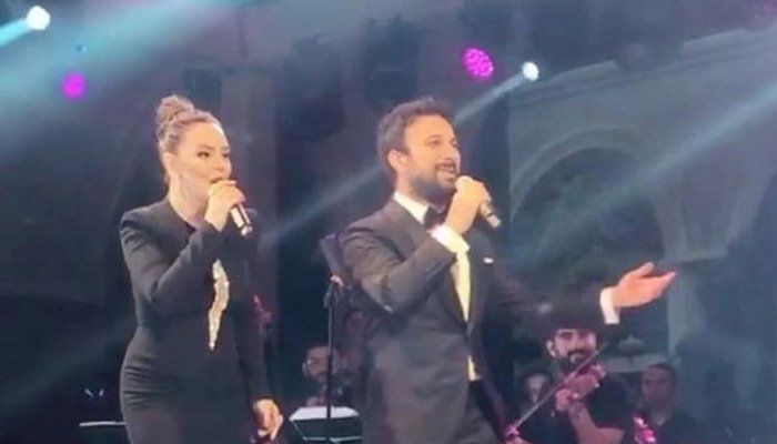 Tarkan ve Ebru Gündeş düğüne damga vurdu