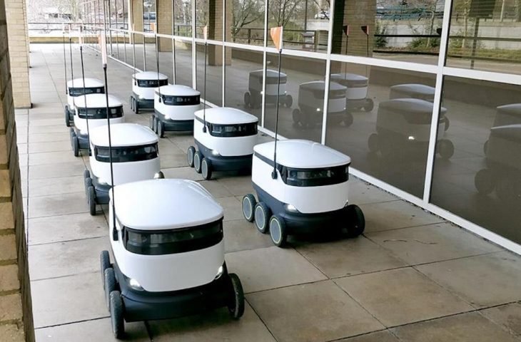 Teslimat robotu üniversitelerde çalışacak