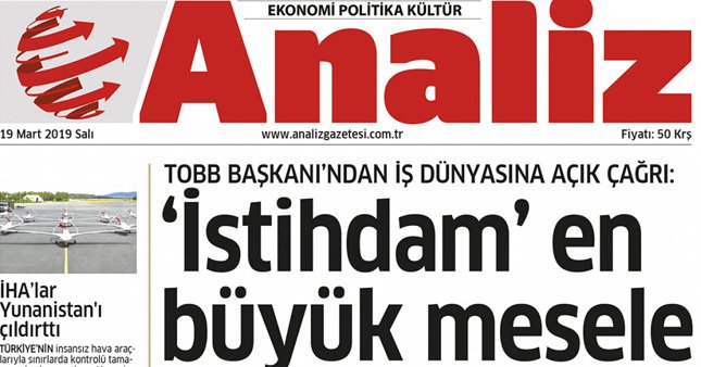 Türkiye’nin yeni ekonomi gazetesi 